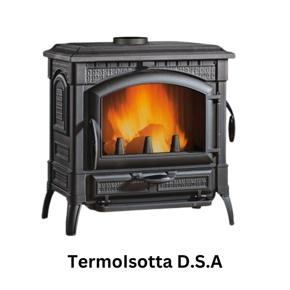 Italian Wood-Burning Stove with Back Boiler